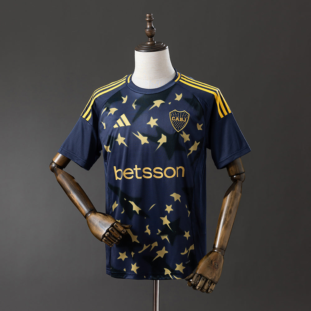Camisola CA Boca Juniors 2025-26 Alternativa Azul Versão Adepto