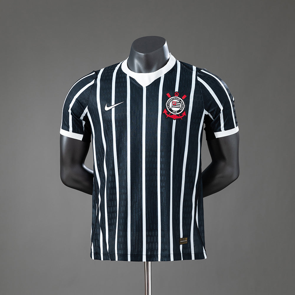 Camisola SC Corinthians 2026-27 Alternativa Preta Lisa Versão Jogador