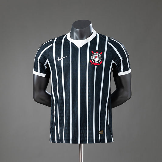 Camisola SC Corinthians 2026-27 Alternativa Preta Lisa Versão Jogador