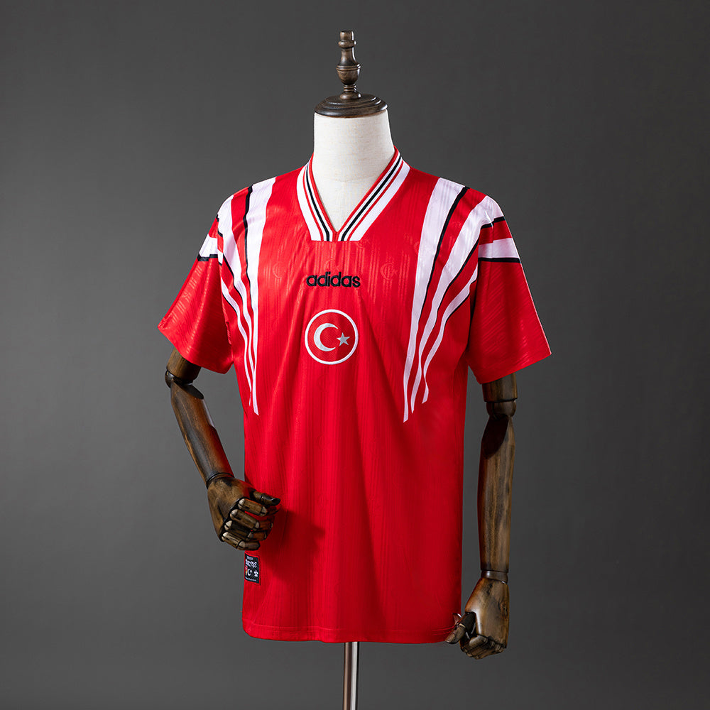 Camisola Turquia 1996 Principal Versão Adepto