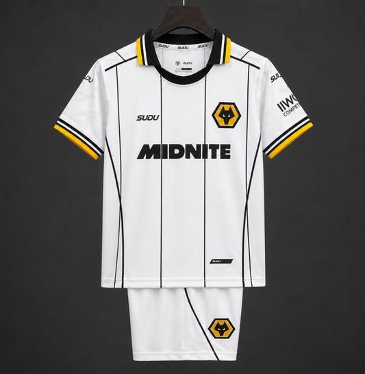 Kit Criança WOL 2026-27 Alternativo Branco