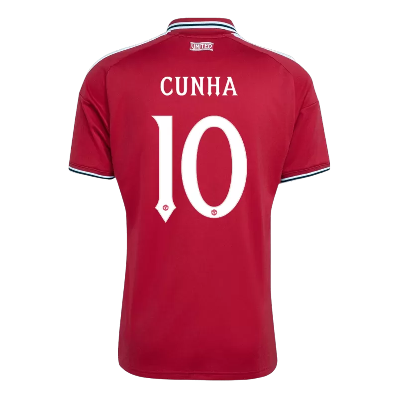 Camisola M-UNITED 2026-27 Principal UCL Versão Adepto CUNHA #10