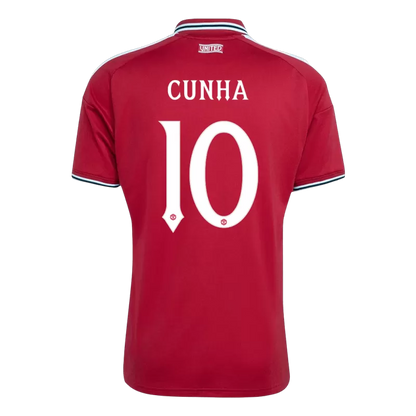 Camisola M-UNITED 2026-27 Principal UCL Versão Adepto CUNHA #10