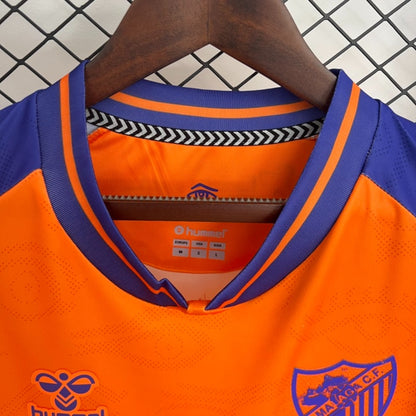 Camisola Malaga CF 2025-26 Alternativa Laranja Versão Adepto