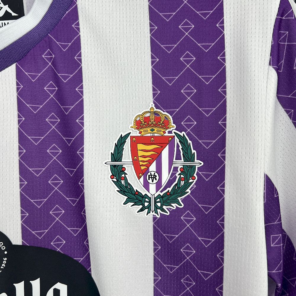Camisola Real Valladolid CF 2025-26 Principal Versão Adepto