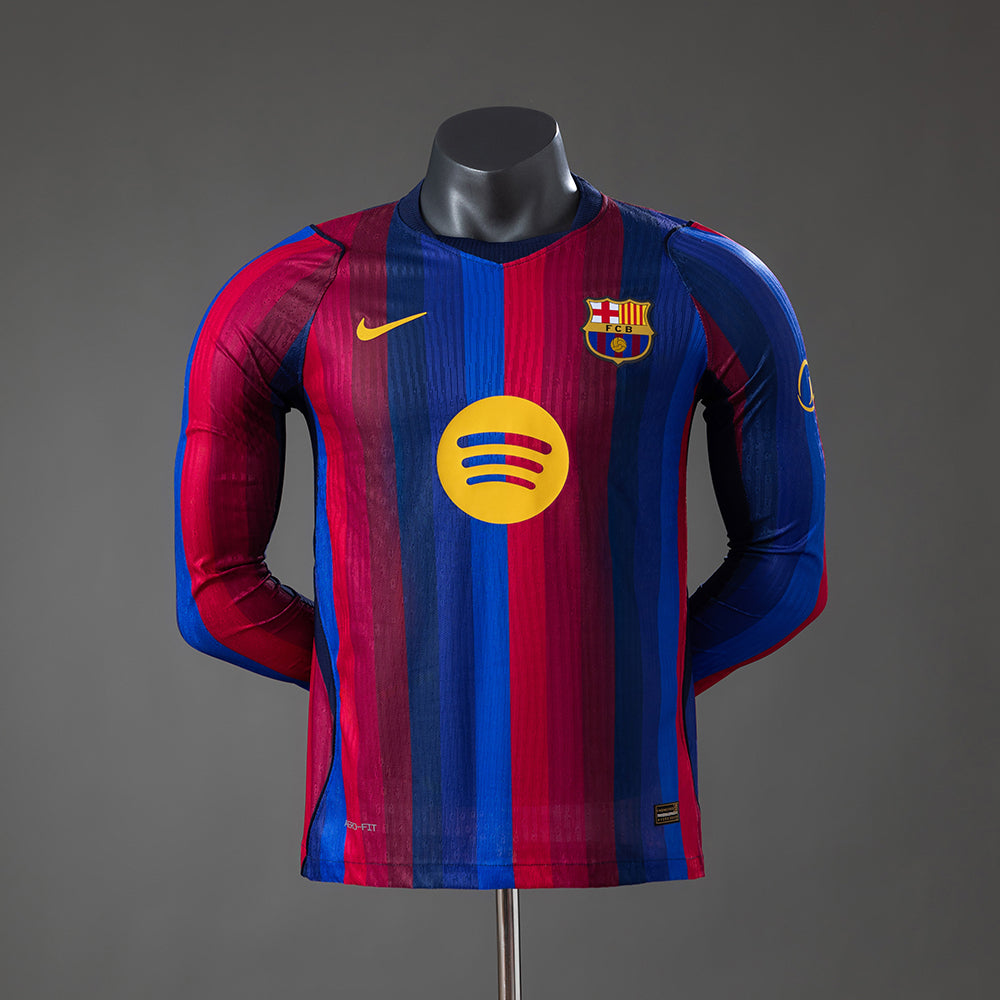 Camisola Manga Comprida FC Barcelona 2026-27 Principal Versão Jogador