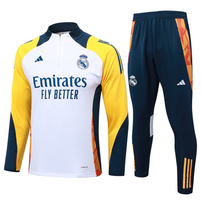 Fato de Treino Real Madrid CF 2024-25 - Camisola com Fecho
