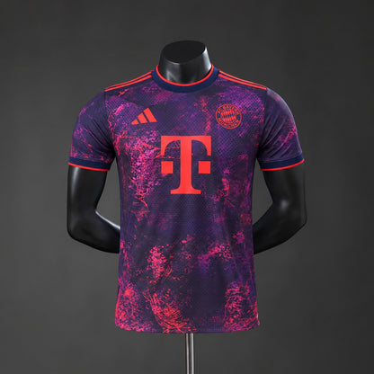 Camisola FC Bayern Munique 2026-27 Alternativa Azul Versão Jogador