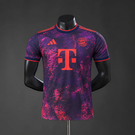 Camisola FC Bayern Munique 2026-27 Alternativa Azul Versão Jogador