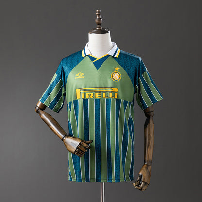Camisola Inter Milão 1995-96 Alternativa Verde Versão Adepto