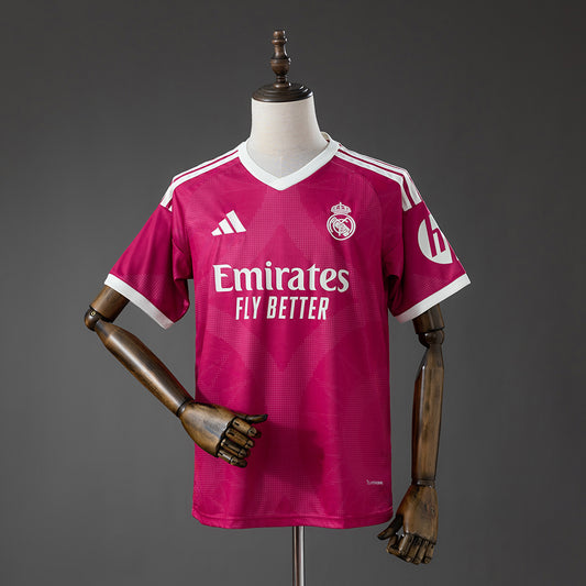 Camisola Real Madrid CF 2026-27 Alternativa Vermelha Versão Adepto