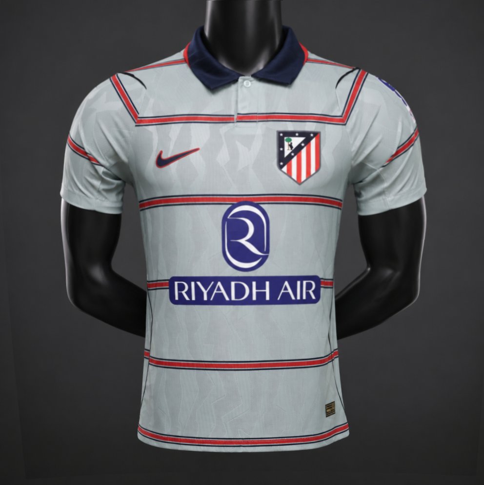 Camisola Atletico Madrid 2026-27 Alternativa Cinzenta Versão Jogador