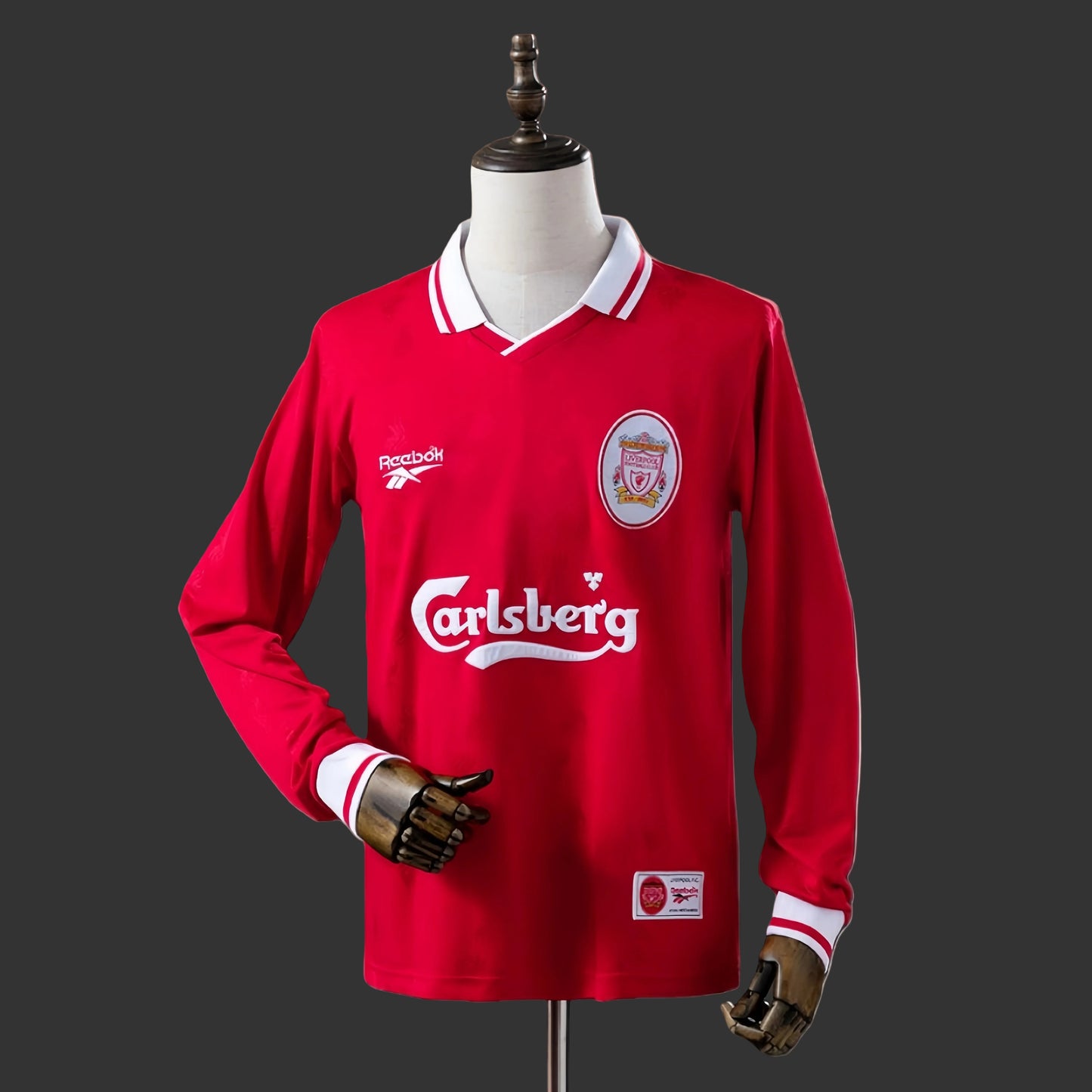 Camisola Manga Comprida LIV 1996-97 Principal Versão Adepto