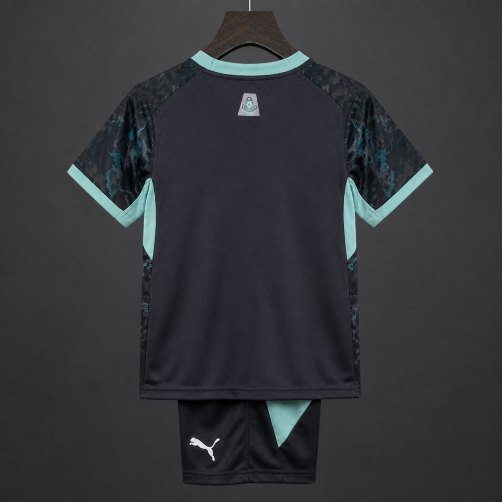 Kit Criança Olympique Marselha 2026-27 Alternativo Azul