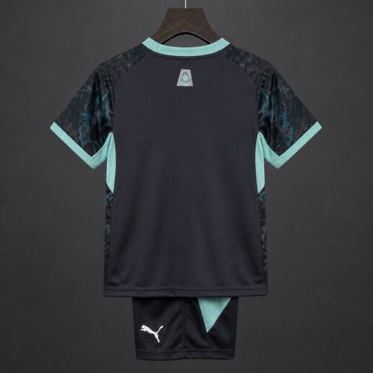 Kit Criança Olympique Marselha 2026-27 Alternativo Azul