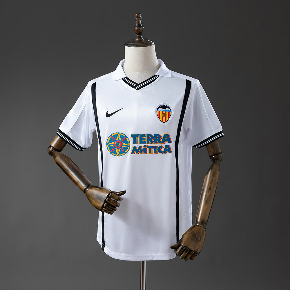 Camisola Valencia FC 2000-01 Principal Versão Adepto