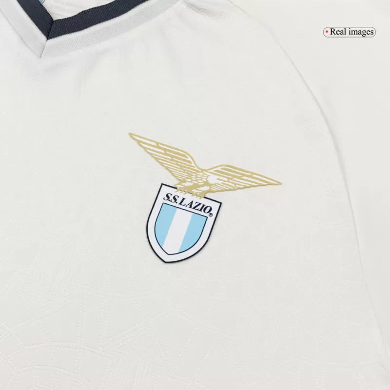 Camisola SS Lazio 2025-26 Alternativa Beje Versão Adepto