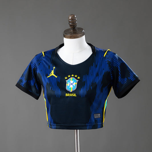 Crop Top Mulher Brasil 2026 Alternativo