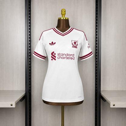 Camisola LIV 2026-27 Alternativa Branca Versão Mulher