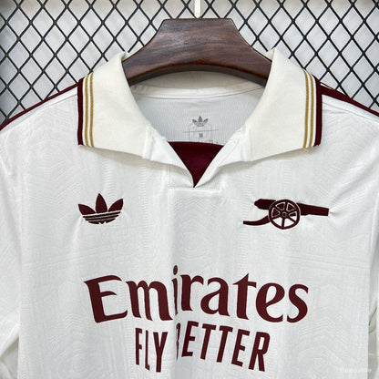 Camisola Manga Comprida ARS 2025-26 Alternativa Branca Versão Adepto