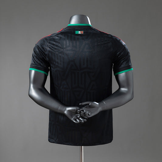 Camisola Mexico 2026 Alternativa Preta Versão Jogador