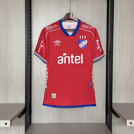 Camisola Club Nacional de Football 2025-26 Alternativa Vermelha Versão Adepto