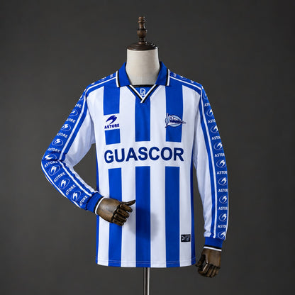 Camisola Manga Comprida Deportivo Alaves 1998-99 Principal Versão Adepto