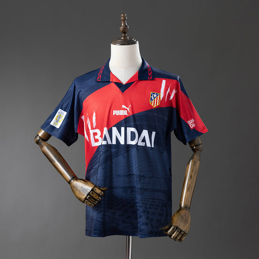 Camisola Atletico Madrid 1996-97 Alternativa Azul Versão Adepto