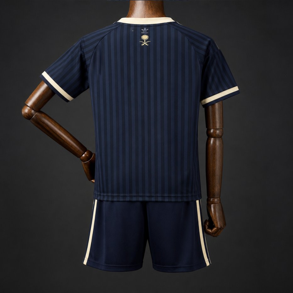 Kit Criança Al-Nassr FC 2026-27 Alternativo Azul