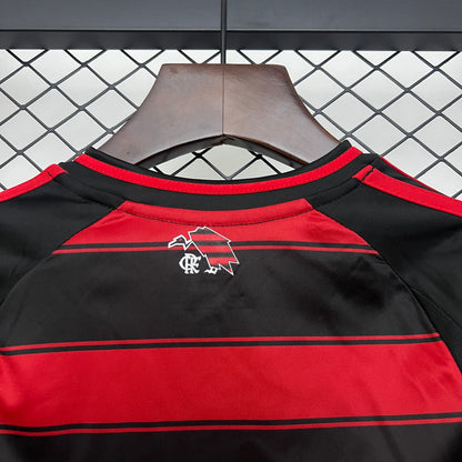 Kit Criança Manga Comprida CR Flamengo 2025-26 Principal