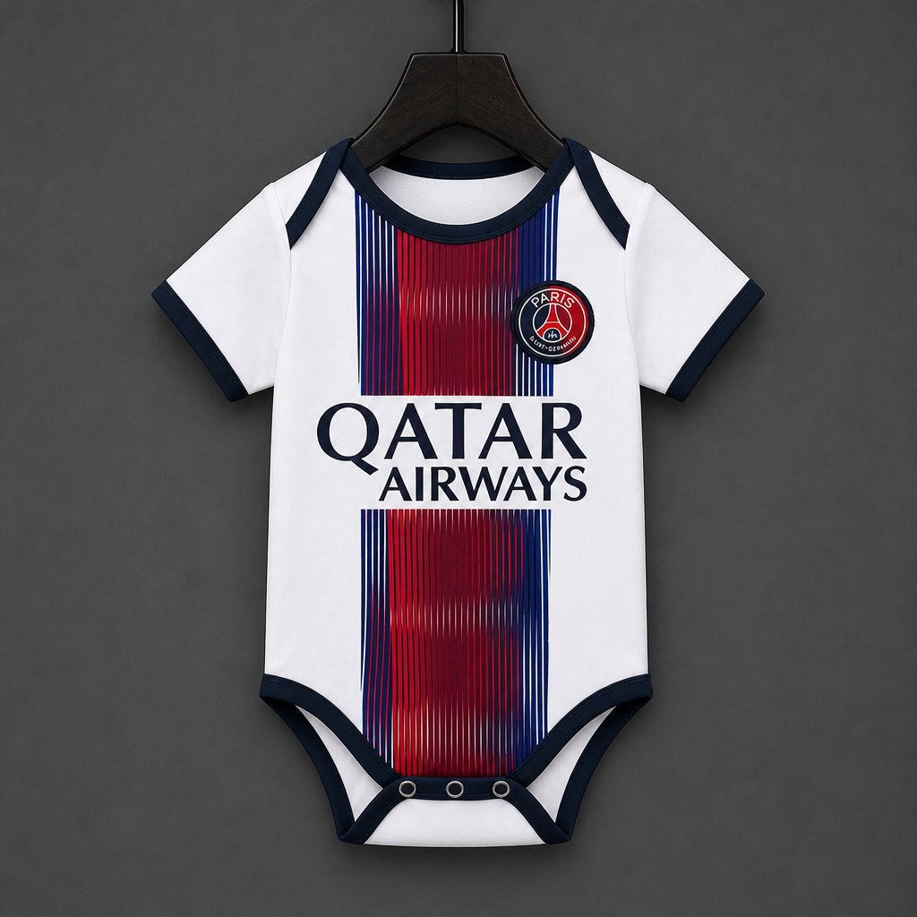 Body Bebé FC Paris Saint-Germain 2026-27 Alternativo Branco