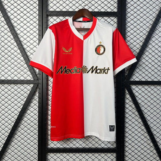 Camisola Feyenoord 2025-26 Principal Versão Adepto