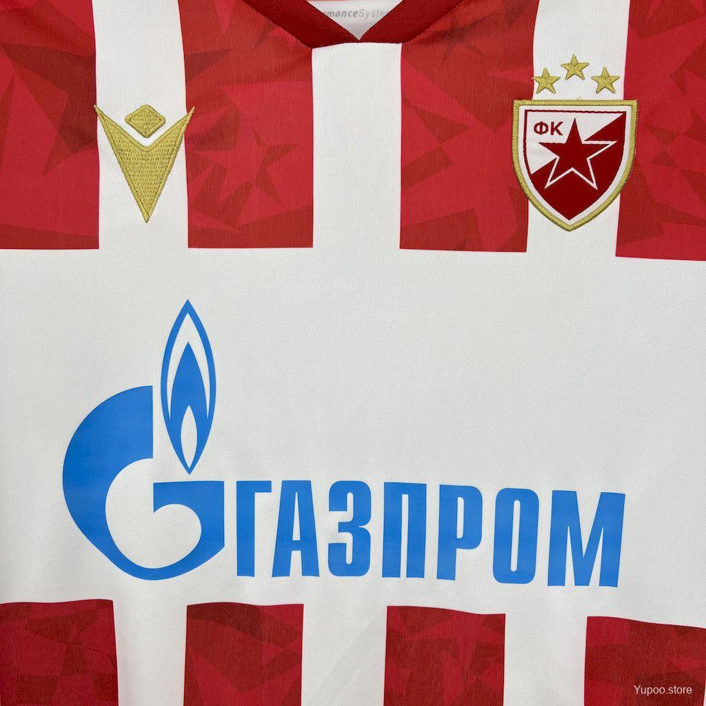 Camisola FK Estrela Vermelha 2024-25 Principal Versão Adepto