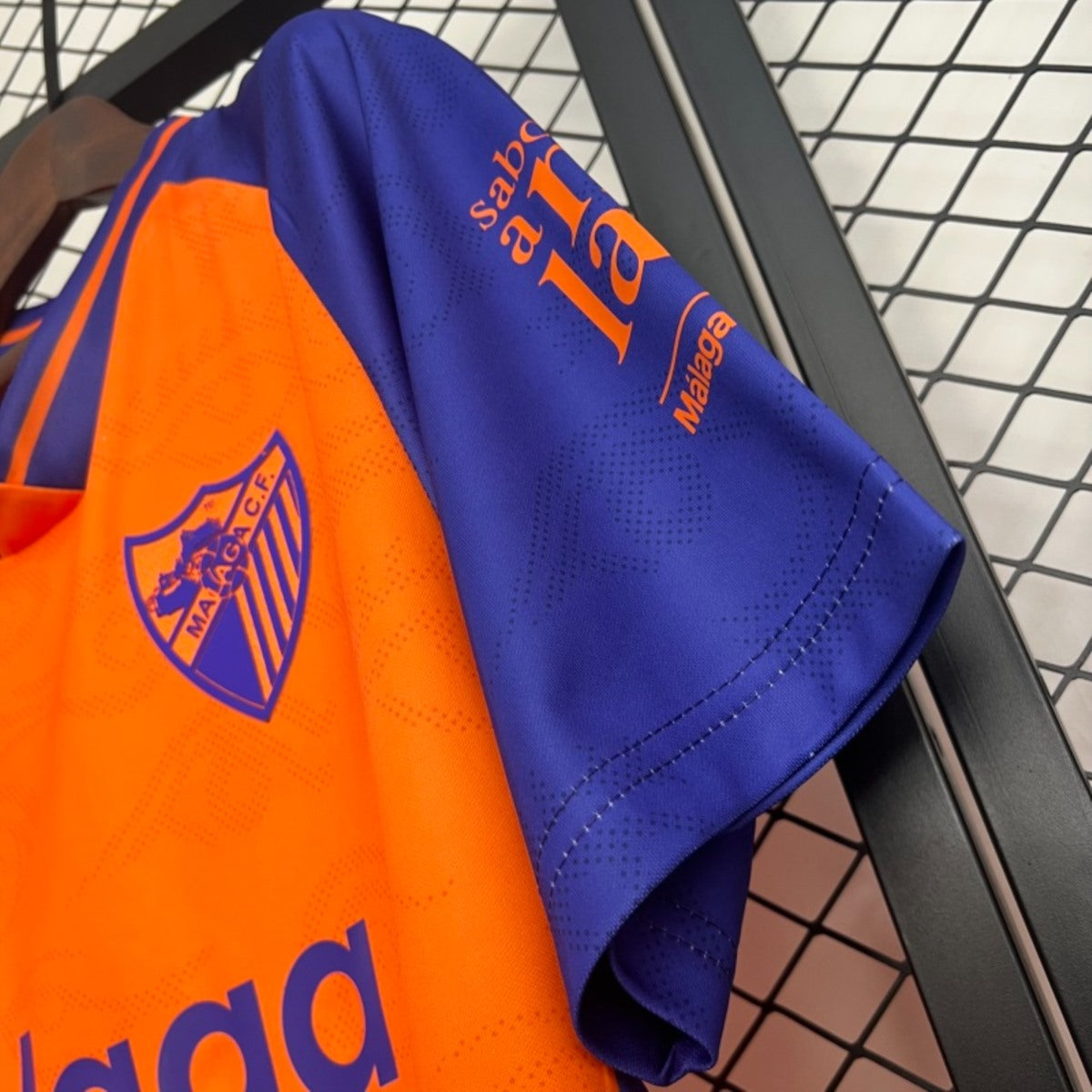 Camisola Malaga CF 2025-26 Alternativa Laranja Versão Adepto