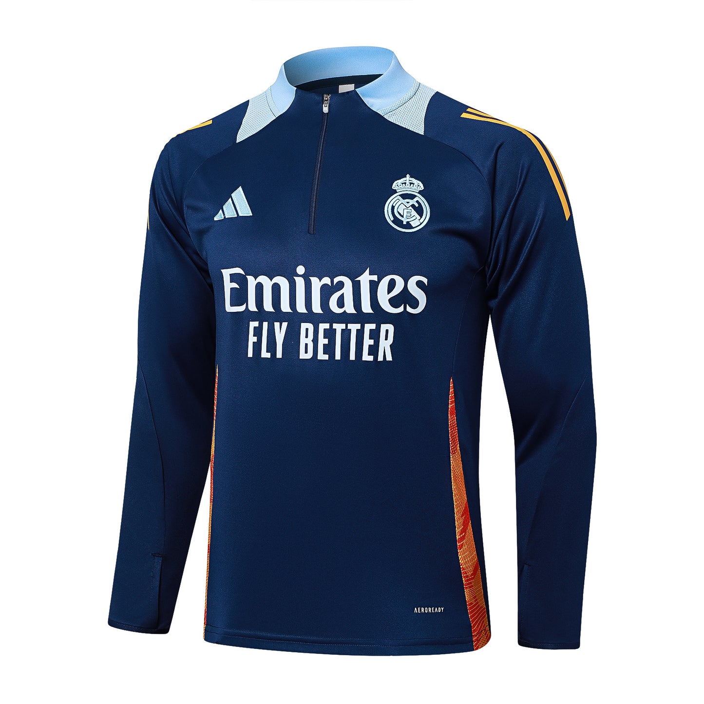 Fato de Treino Real Madrid CF 2024-25 - Camisola com Fecho