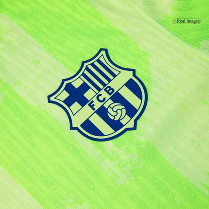 Camisola FC Barcelona 2024-25 Alternativa Verde Versão Adepto
