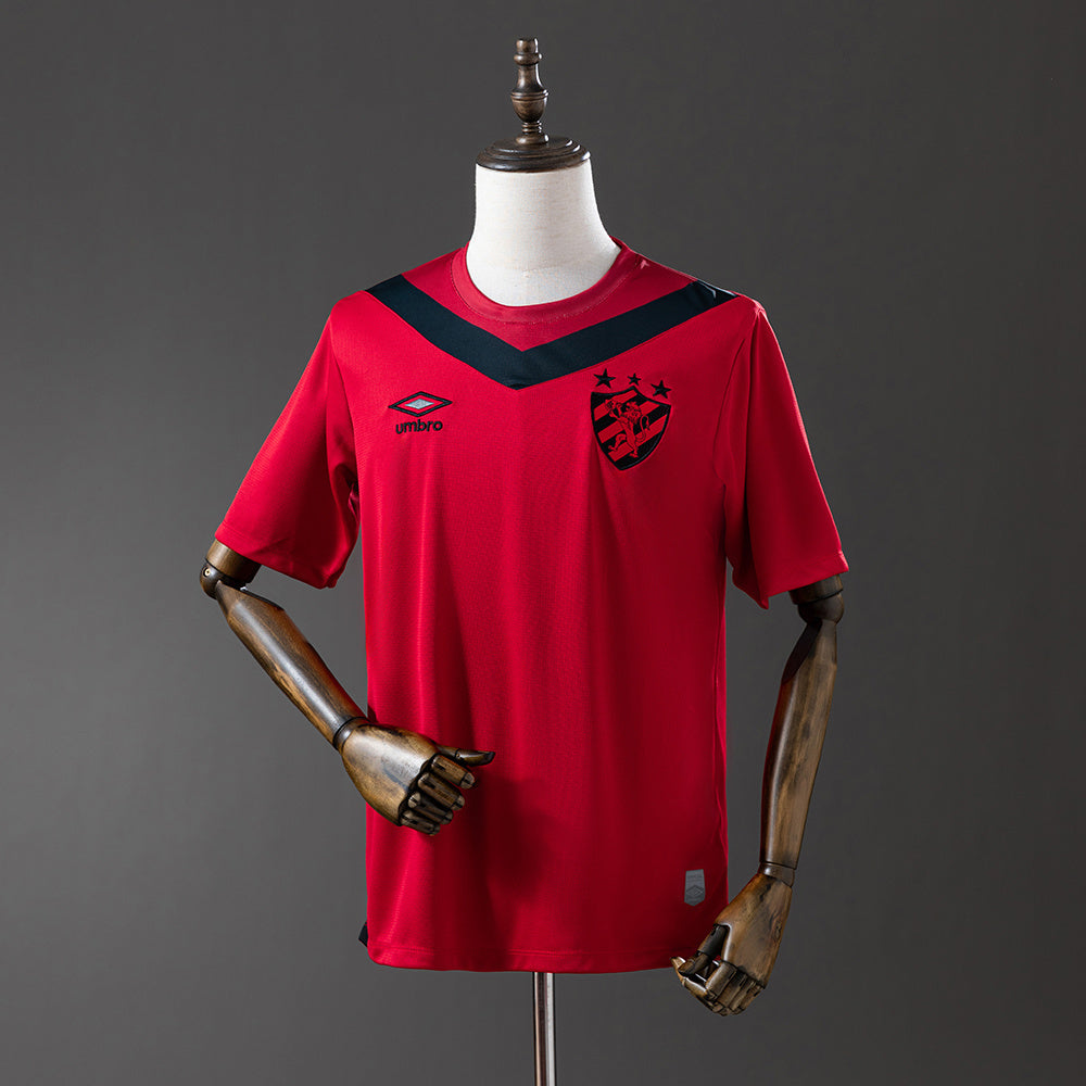 Camisola SC Recife 2024-25 Alternativa Vermelha Versão Adepto