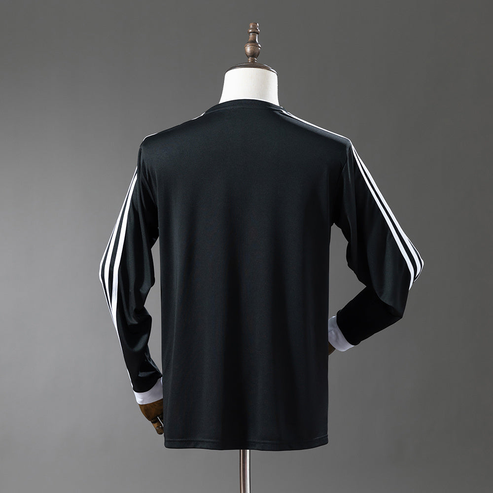 Camisola Manga Comprida Colo Colo 1991-92 Alternativa Preta Versão Adepto