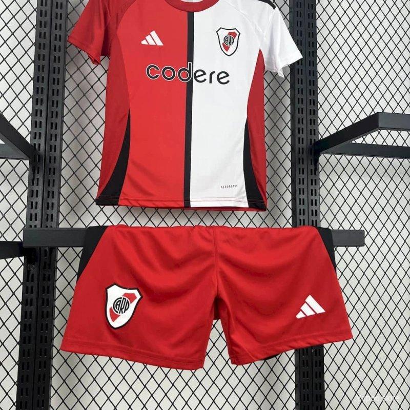 Kit Criança CA River Plate 2025-26 Alternativo