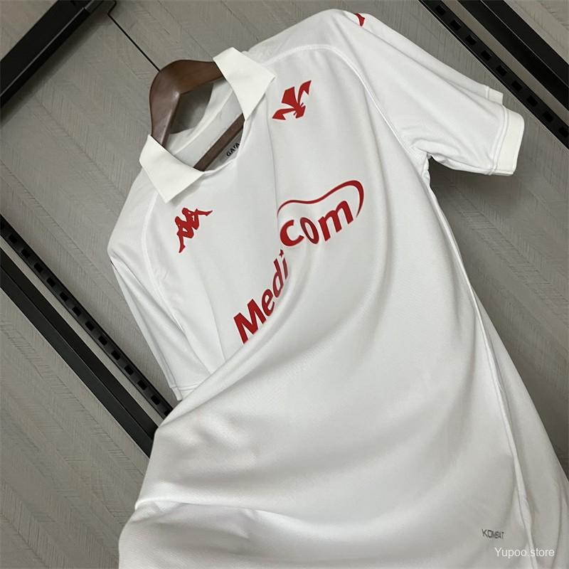 Camisola ACF Fiorentina 2024-25 Alternativa Branca Versão Adepto