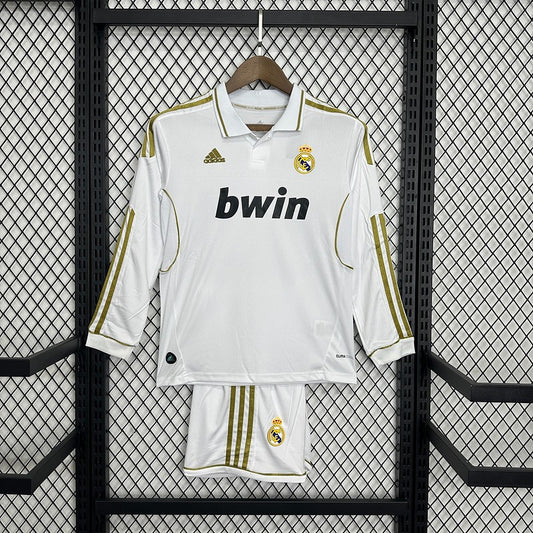 Kit Criança Manga Comprida Real Madrid CF 2011-12 Principal