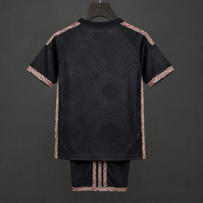 Kit Criança Olympique Lyon 2026-27 Alternativo Preto