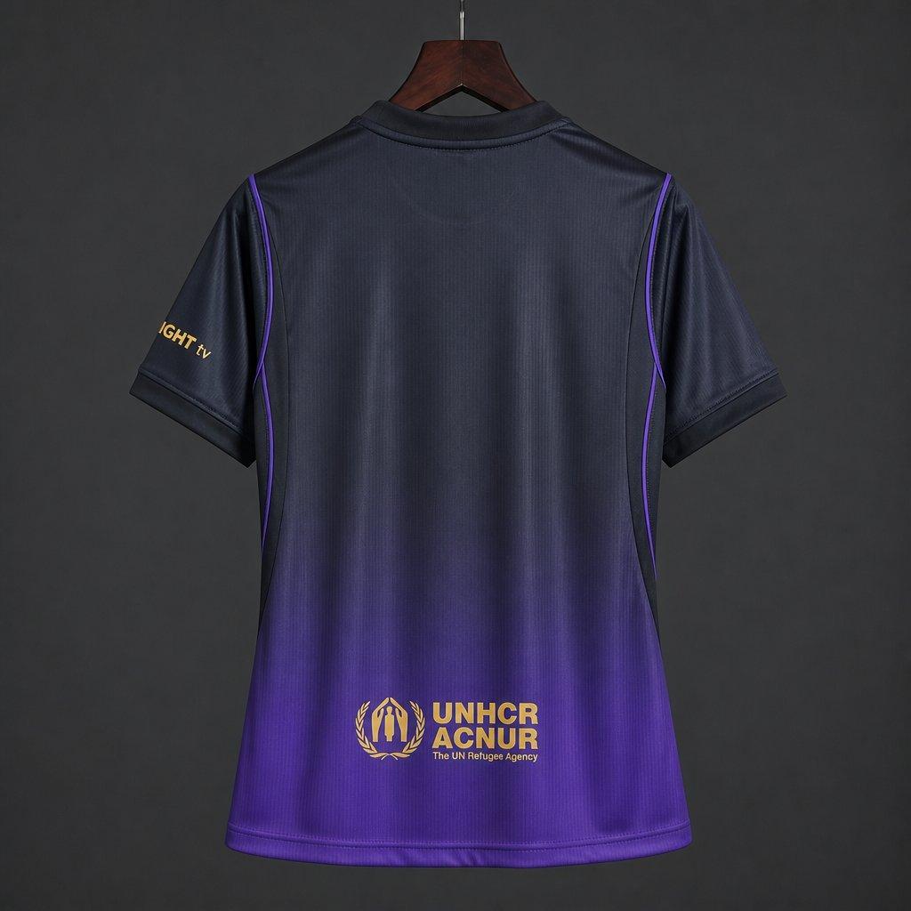 Camisola FC Barcelona 2026-27 Alternativa Roxa Versão Mulher