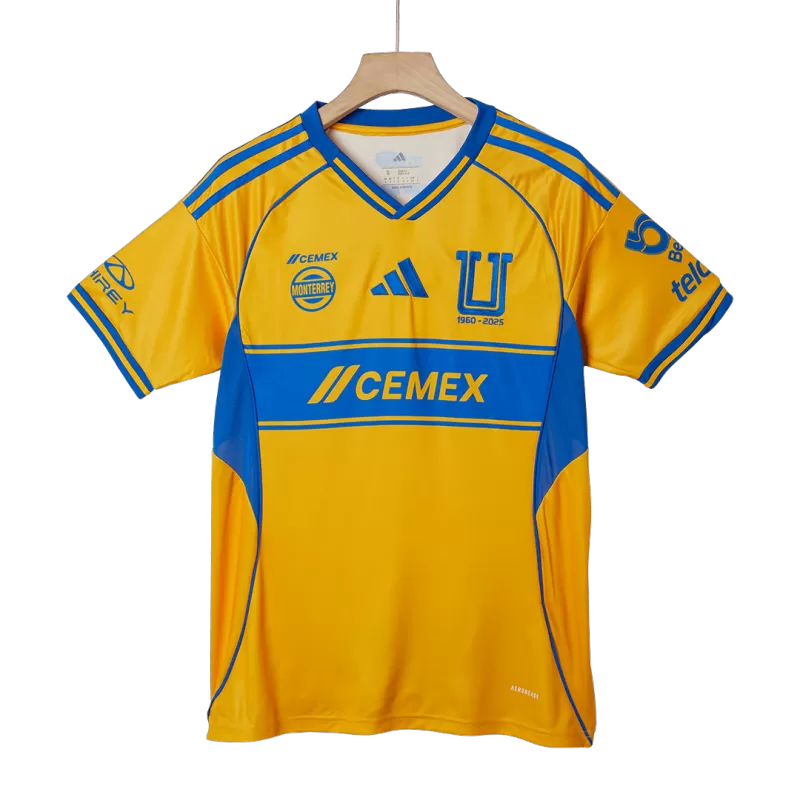 Camisola Tigres UANL 2025-26 Principal Versão Adepto