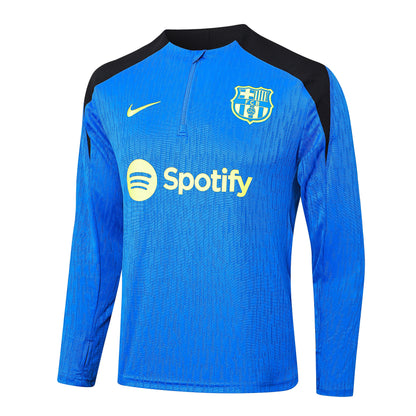 Fato de Treino FC Barcelona 2024-25 - Camisola com Fecho