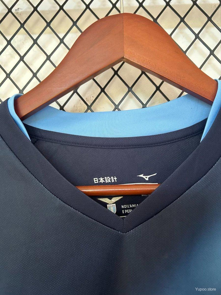 Camisola SS Lazio 2025-26 Alternativa Azul Versão Adepto