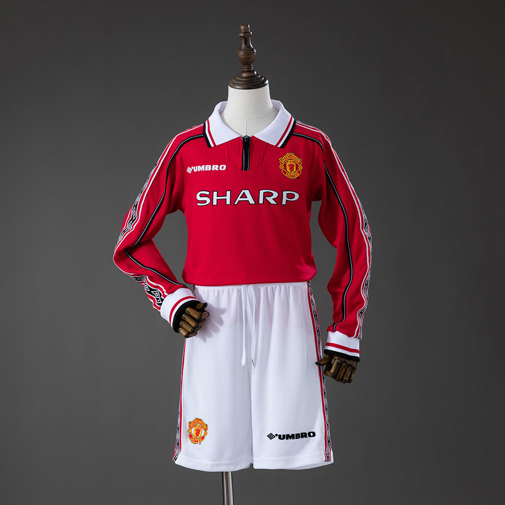 Kit Criança Manga Comprida M-UNITED 1998-99 Principal