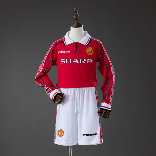 Kit Criança Manga Comprida M-UNITED 1998-99 Principal
