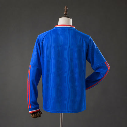 Camisola Manga Comprida M-UNITED 2026-27 Alternativa Azul Versão Adepto