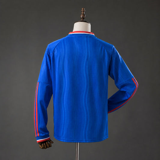Camisola Manga Comprida M-UNITED 2026-27 Alternativa Azul Versão Adepto